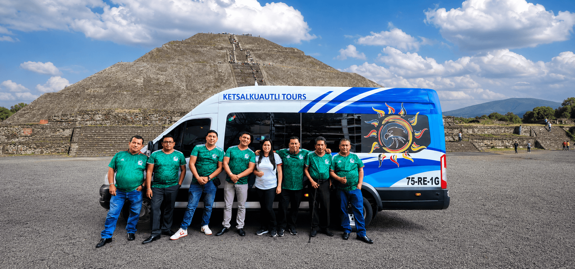 Tour Teothuaacan y basilica de Gudalupe